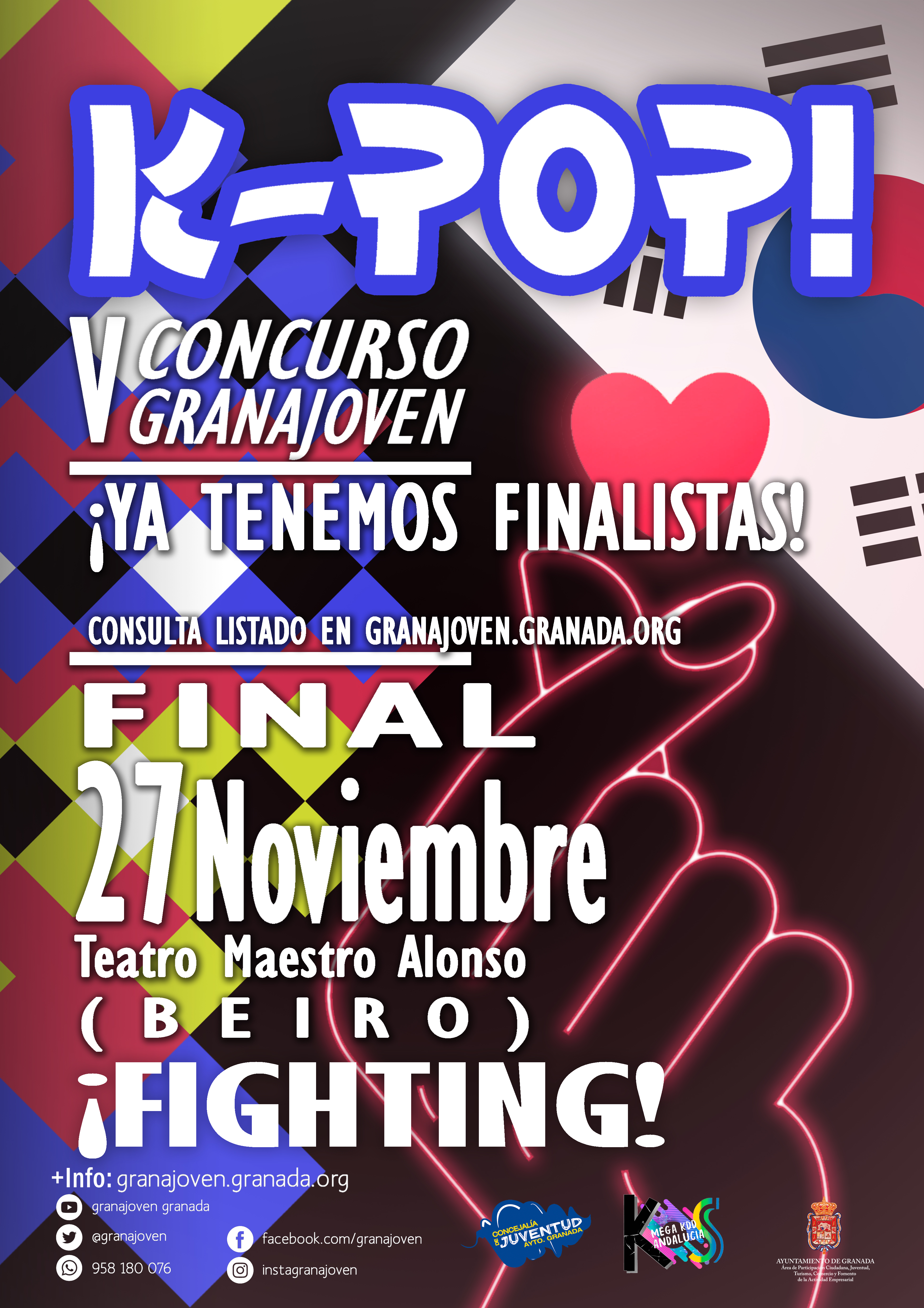 FINALISTAS V CONCURSO KPOP GRANAJOVEN 